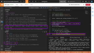 Visual Studio Code Debugger Variables Section